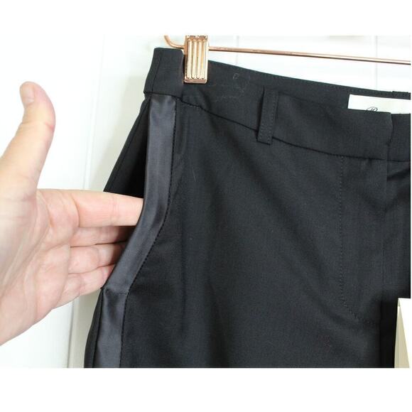 NWT BonPoint Black Tuxedo Trousers with Seam Pockets Size 36 (4/6) - Picture 2 of 10